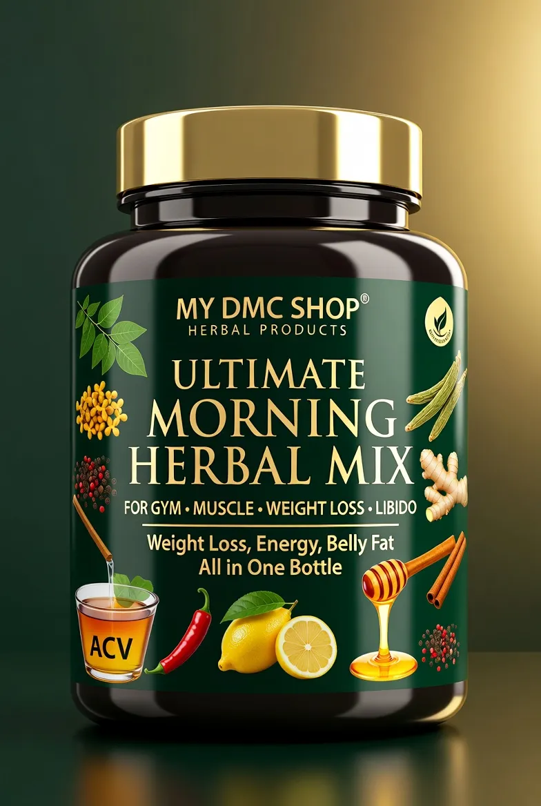ULTIMATE MORNING HERBAL MIX FOR GYM • MUSCLE • WEIGHT LOSS • LIBIDO. BELLY FAT BURNER