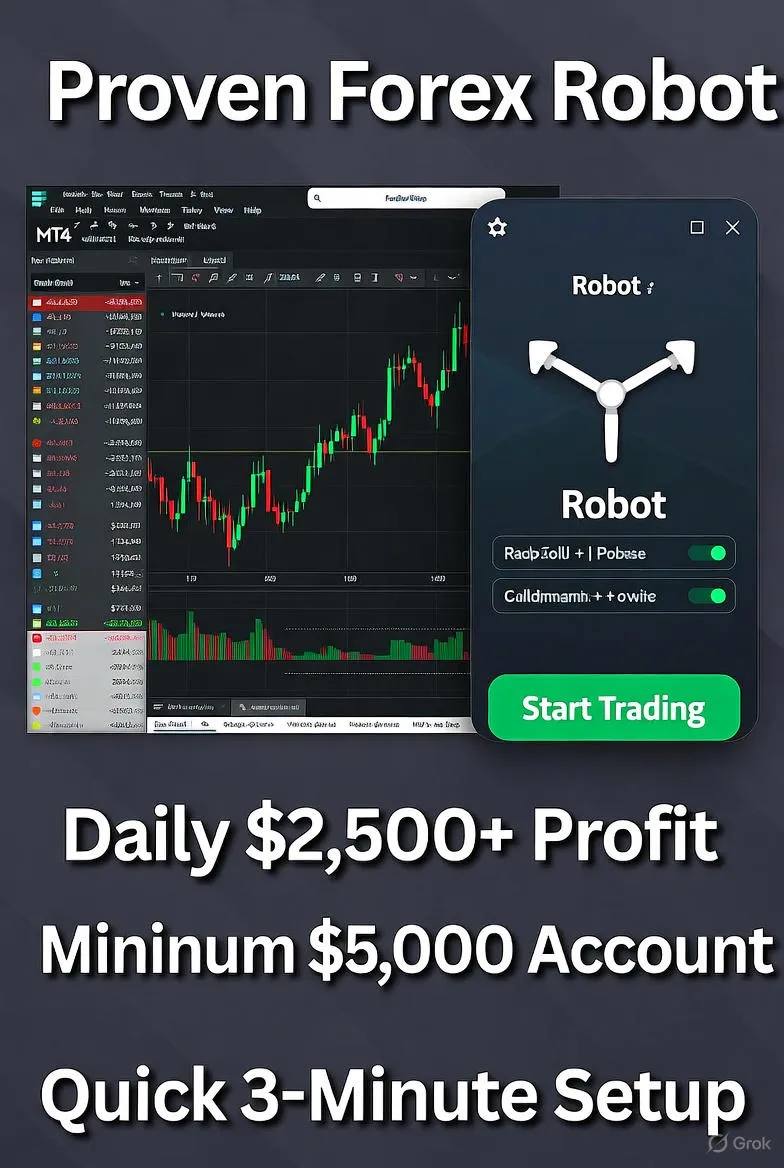 I will give you my proven MT4 forex trading robot with $2500 daily potential