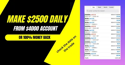 I will Give Robot to Make $2500 Daily from $4000 Forex Accouunt